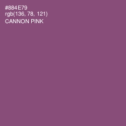 #884E79 - Cannon Pink Color Image