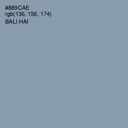 #889CAE - Bali Hai Color Image