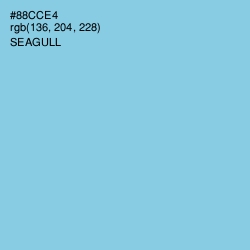 #88CCE4 - Seagull Color Image