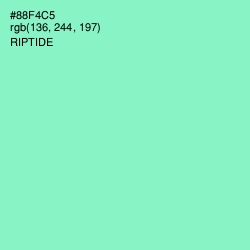 #88F4C5 - Riptide Color Image