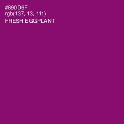 #890D6F - Fresh Eggplant Color Image