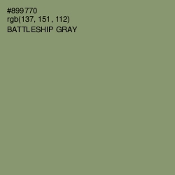 #899770 - Battleship Gray Color Image