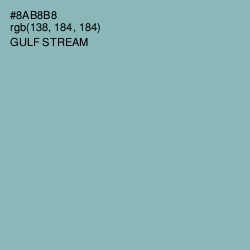 #8AB8B8 - Gulf Stream Color Image
