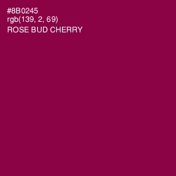 #8B0245 - Rose Bud Cherry Color Image