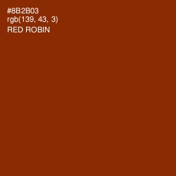 #8B2B03 - Red Robin Color Image