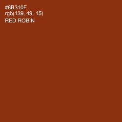 #8B310F - Red Robin Color Image