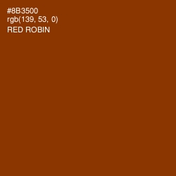 #8B3500 - Red Robin Color Image