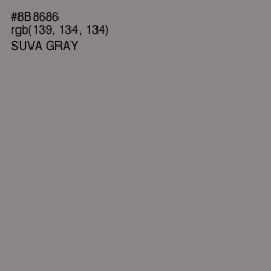#8B8686 - Suva Gray Color Image