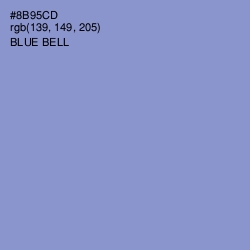 #8B95CD - Blue Bell Color Image