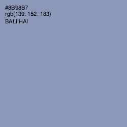 #8B98B7 - Bali Hai Color Image