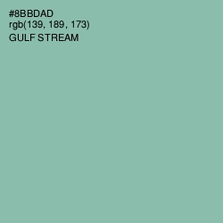 #8BBDAD - Gulf Stream Color Image
