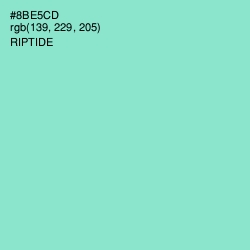 #8BE5CD - Riptide Color Image