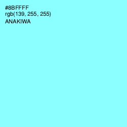 #8BFFFF - Anakiwa Color Image