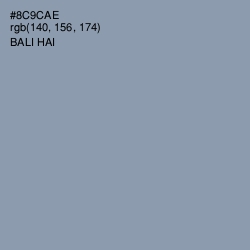 #8C9CAE - Bali Hai Color Image