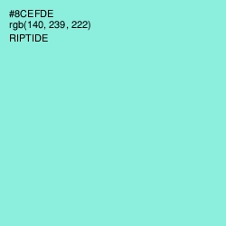 #8CEFDE - Riptide Color Image