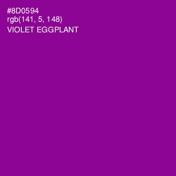 #8D0594 - Violet Eggplant Color Image