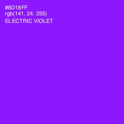 #8D18FF - Electric Violet Color Image