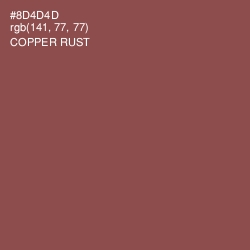 #8D4D4D - Copper Rust Color Image