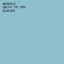#8DBFCD - Glacier Color Image