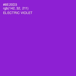 #8E20D3 - Electric Violet Color Image