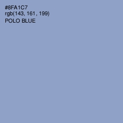 #8FA1C7 - Polo Blue Color Image