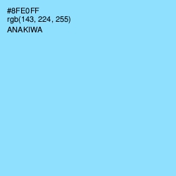 #8FE0FF - Anakiwa Color Image