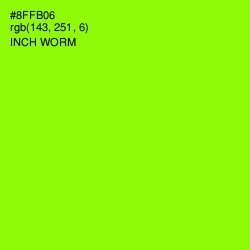 #8FFB06 - Inch Worm Color Image