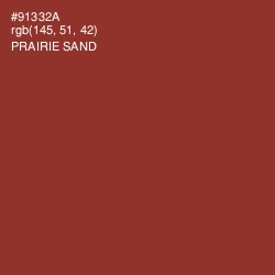 #91332A - Prairie Sand Color Image