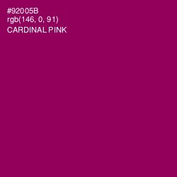 #92005B - Cardinal Pink Color Image