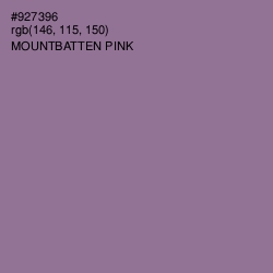 #927396 - Mountbatten Pink Color Image