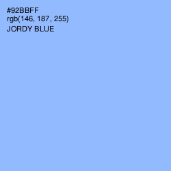 #92BBFF - Jordy Blue Color Image