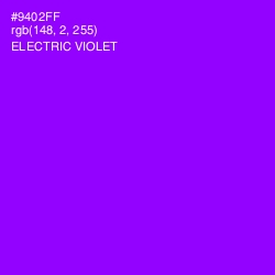 #9402FF - Electric Violet Color Image