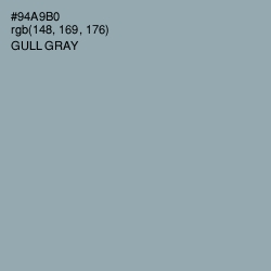 #94A9B0 - Gull Gray Color Image