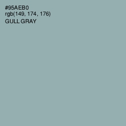 #95AEB0 - Gull Gray Color Image