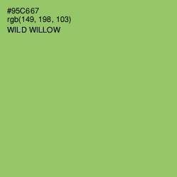 #95C667 - Wild Willow Color Image