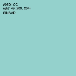 #95D1CC - Sinbad Color Image