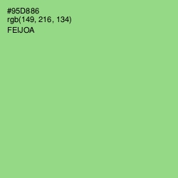 #95D886 - Feijoa Color Image