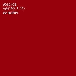 #96010B - Sangria Color Image