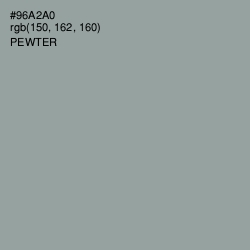 #96A2A0 - Pewter Color Image
