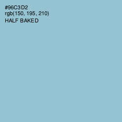 #96C3D2 - Half Baked Color Image