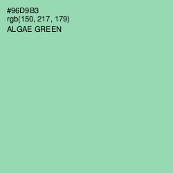 #96D9B3 - Algae Green Color Image