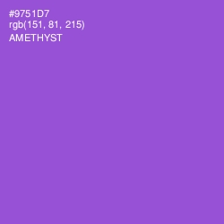 #9751D7 - Amethyst Color Image