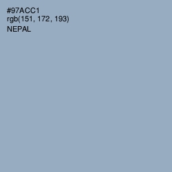 #97ACC1 - Nepal Color Image