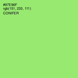 #97E96F - Conifer Color Image