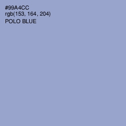 #99A4CC - Polo Blue Color Image