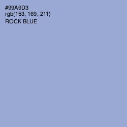 #99A9D3 - Rock Blue Color Image