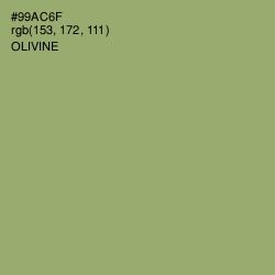 #99AC6F - Olivine Color Image