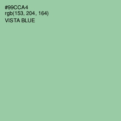 #99CCA4 - Vista Blue Color Image