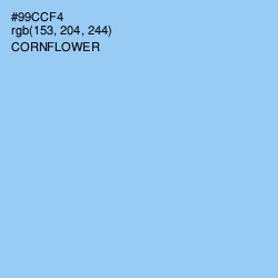 #99CCF4 - Cornflower Color Image