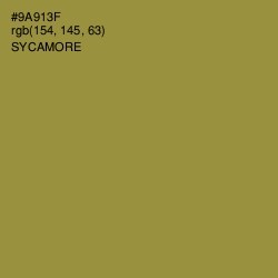 #9A913F - Sycamore Color Image